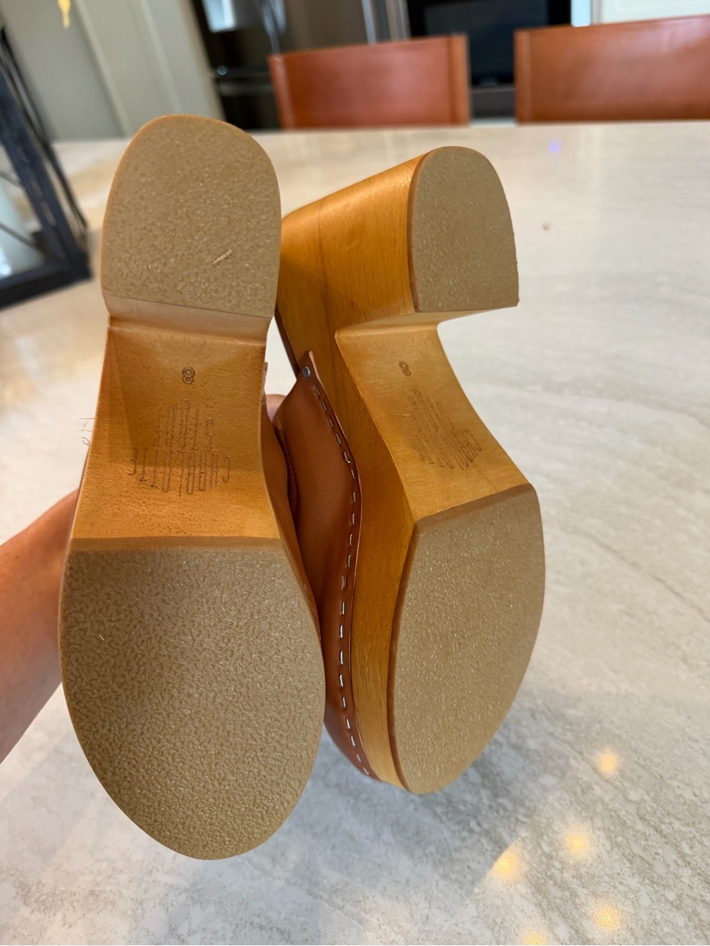 Charlotte Stone clogs sz 8 - Picture 5 of 5